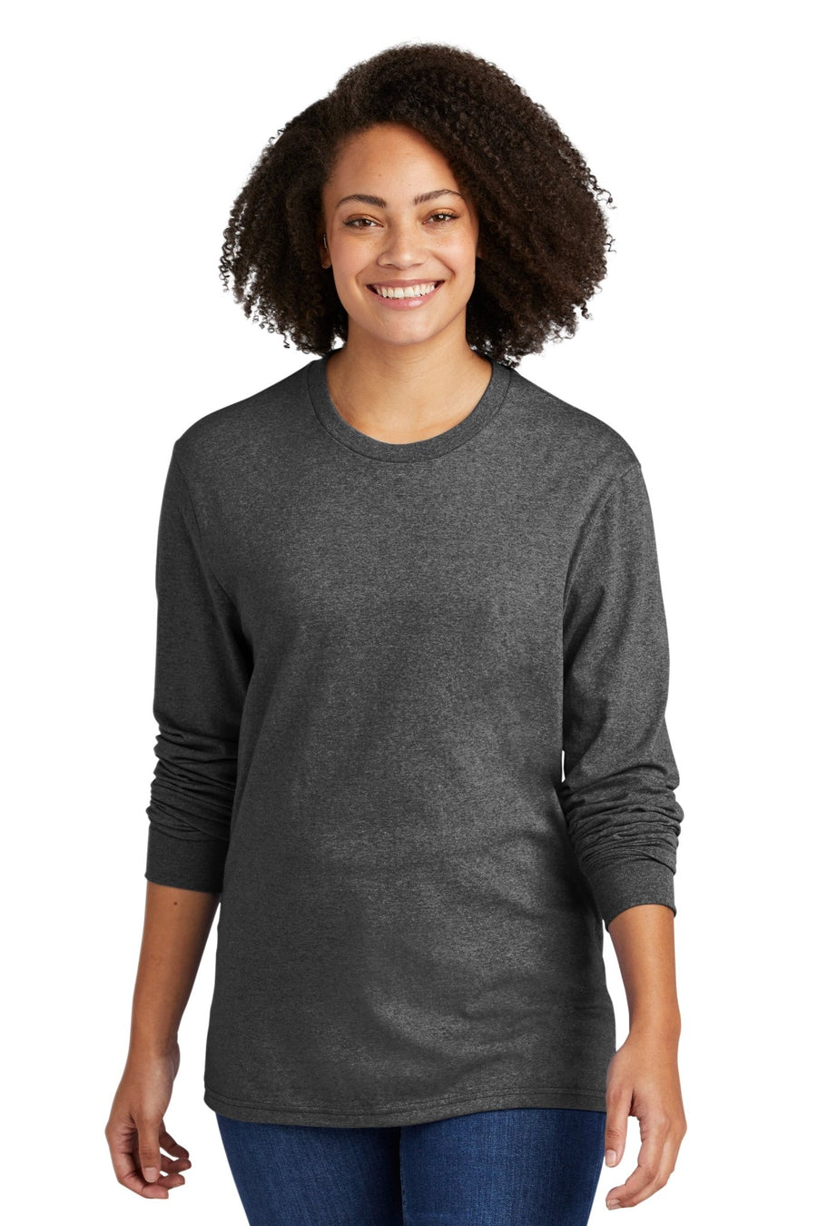 Unisex Long Sleeve Recycled Blend Tee - Allmade