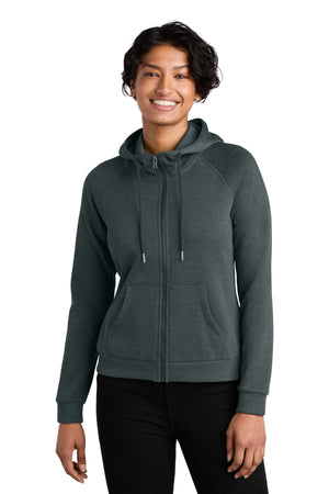 Women’s Organic CVC Fleece Full-Zip Hoodie