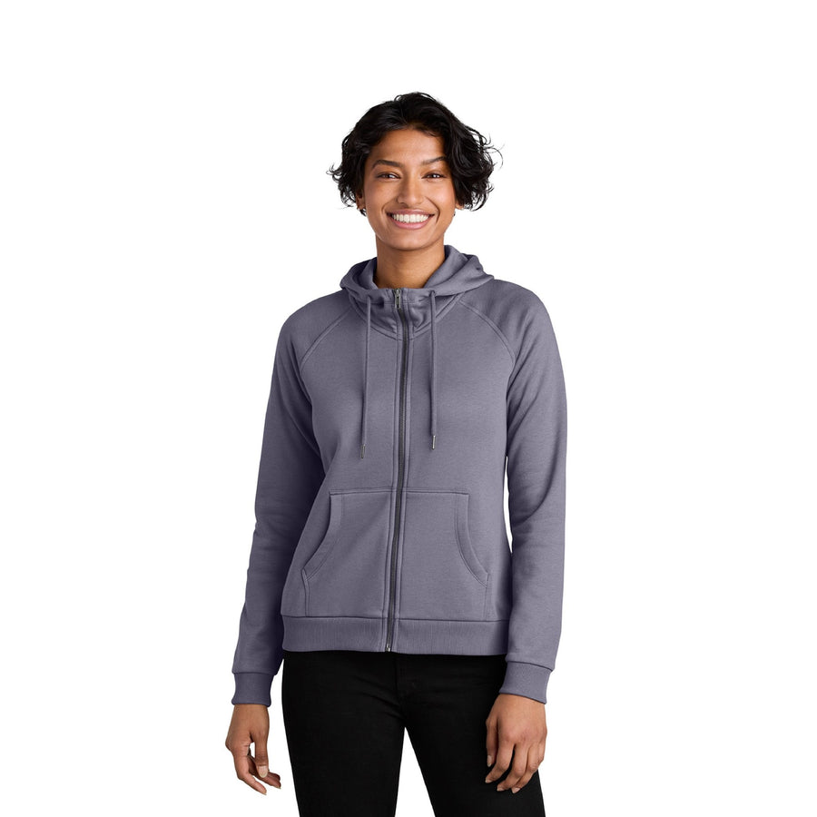 Allmade® Women’s Organic CVC Fleece Full - Zip Hoodie - Allmade