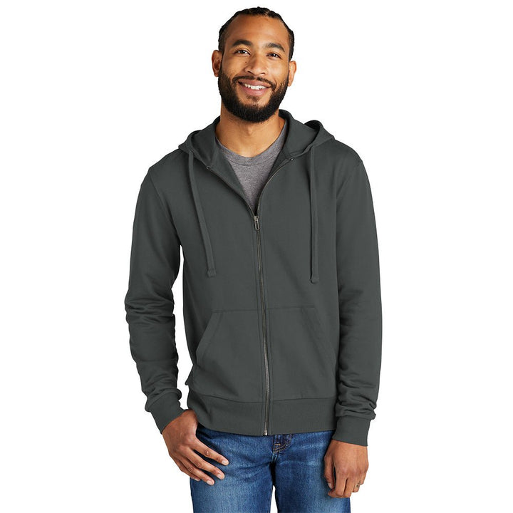Unisex French Terry Organic Cotton Full-Zip Hoodie - Allmade