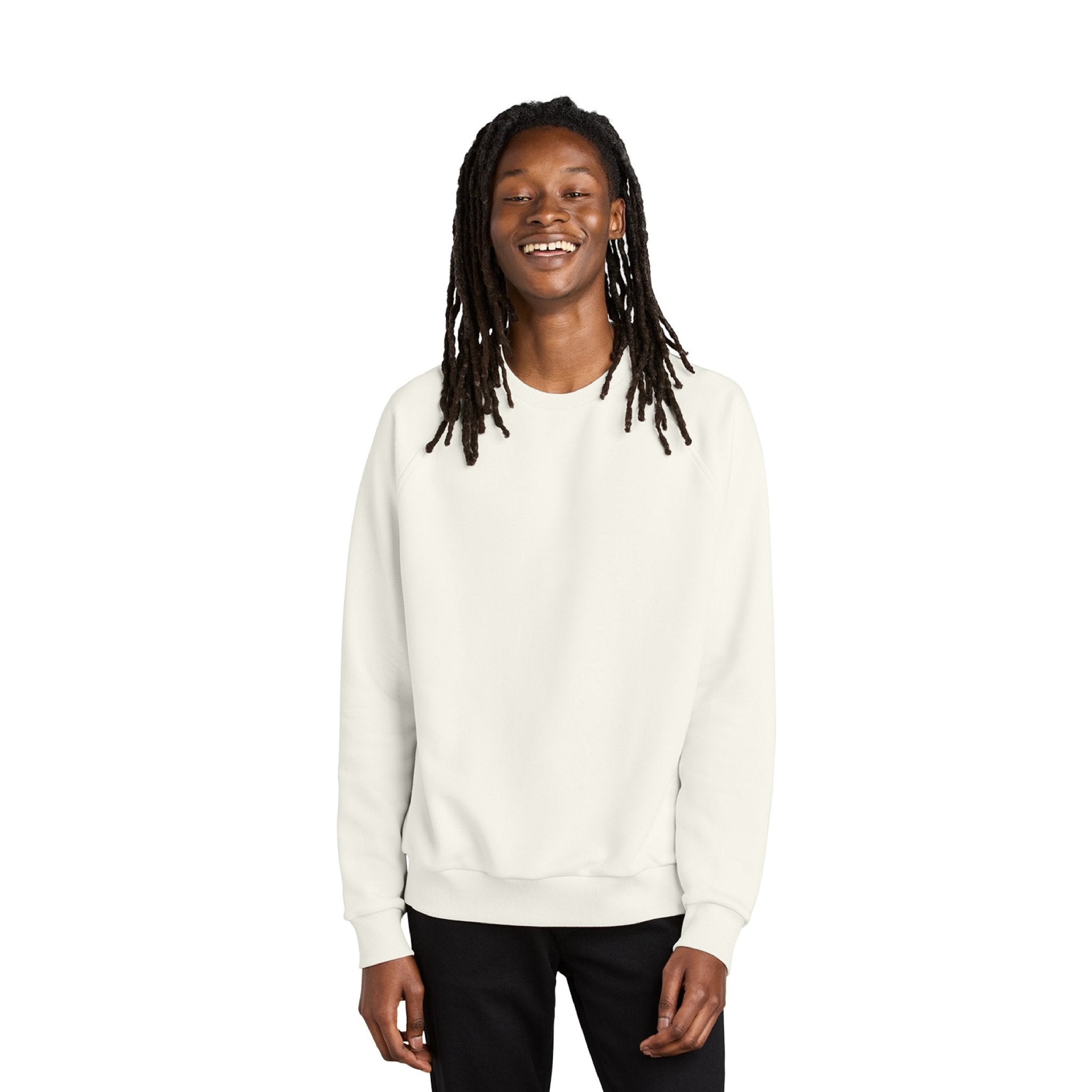 Unisex Organic CVC Fleece Crewneck Sweatshirt