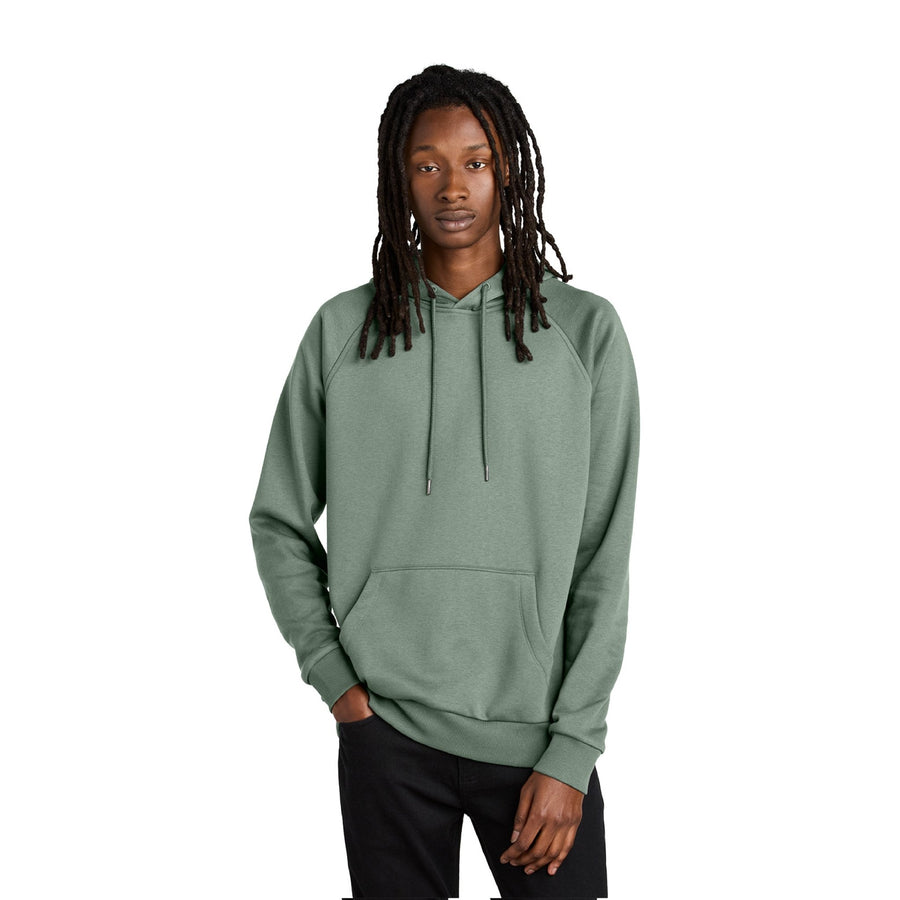 Unisex Organic CVC Fleece Pullover Hoodie - Allmade