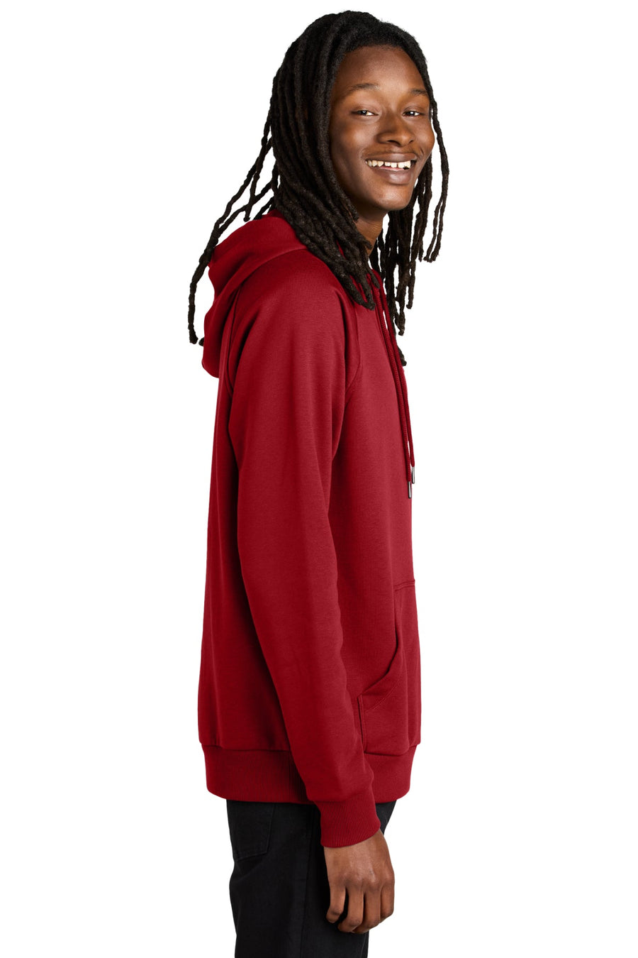 Unisex Organic CVC Fleece Pullover Hoodie - Allmade