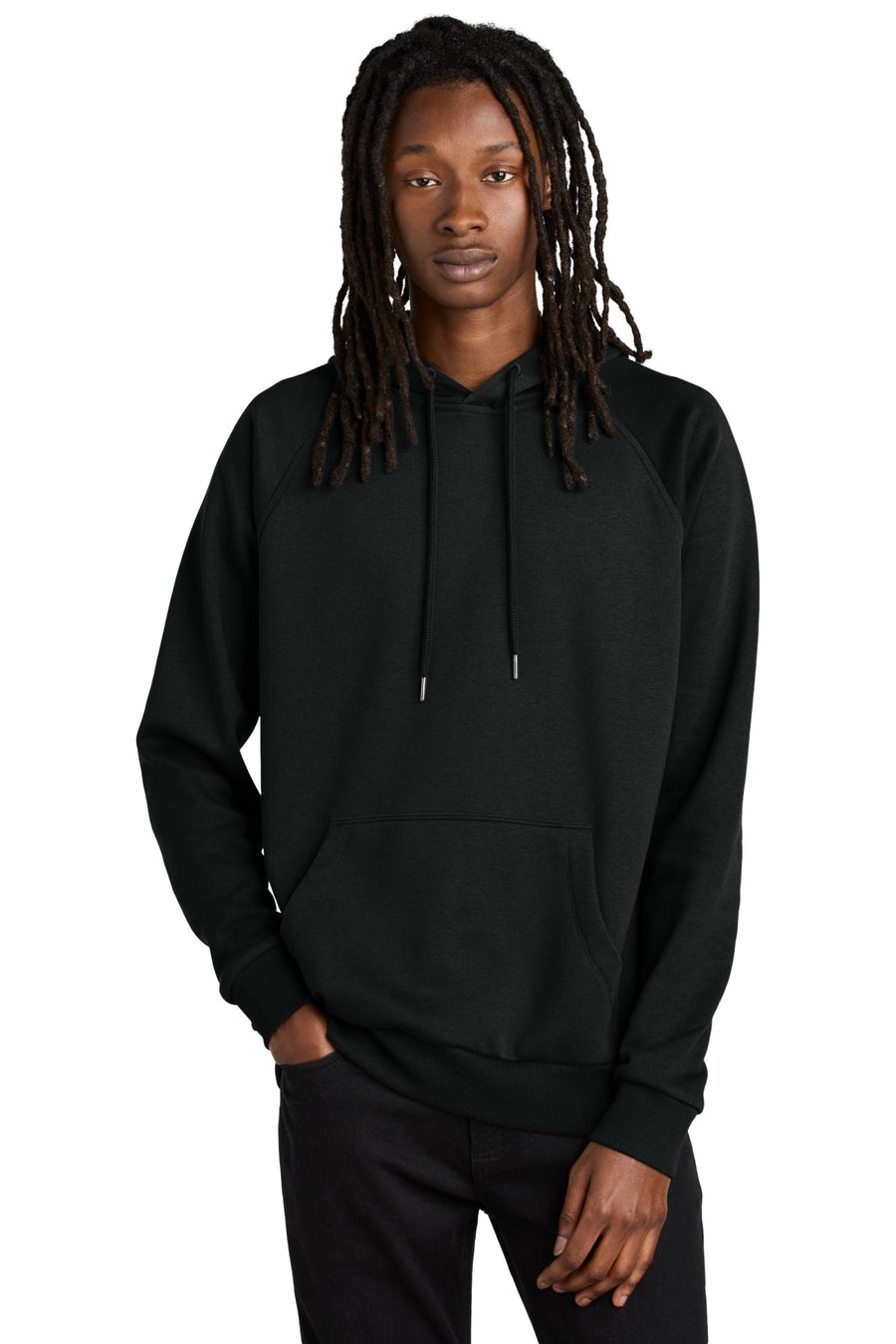 Unisex Organic CVC Fleece Pullover Hoodie - Allmade