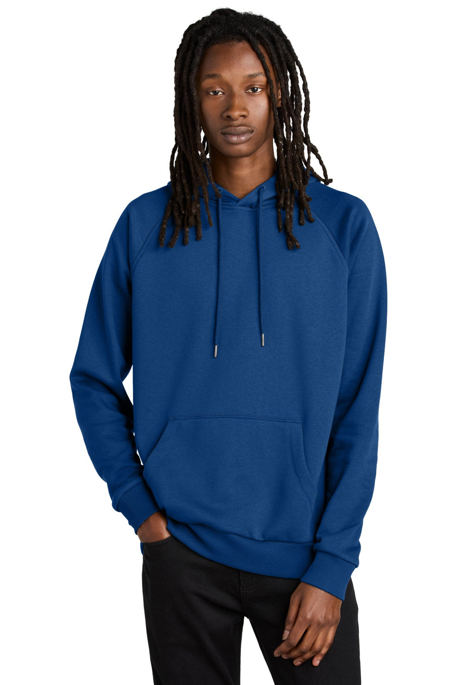 Unisex Organic CVC Fleece Pullover Hoodie - Allmade