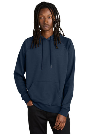 Unisex Organic CVC Fleece Pullover Hoodie - Allmade