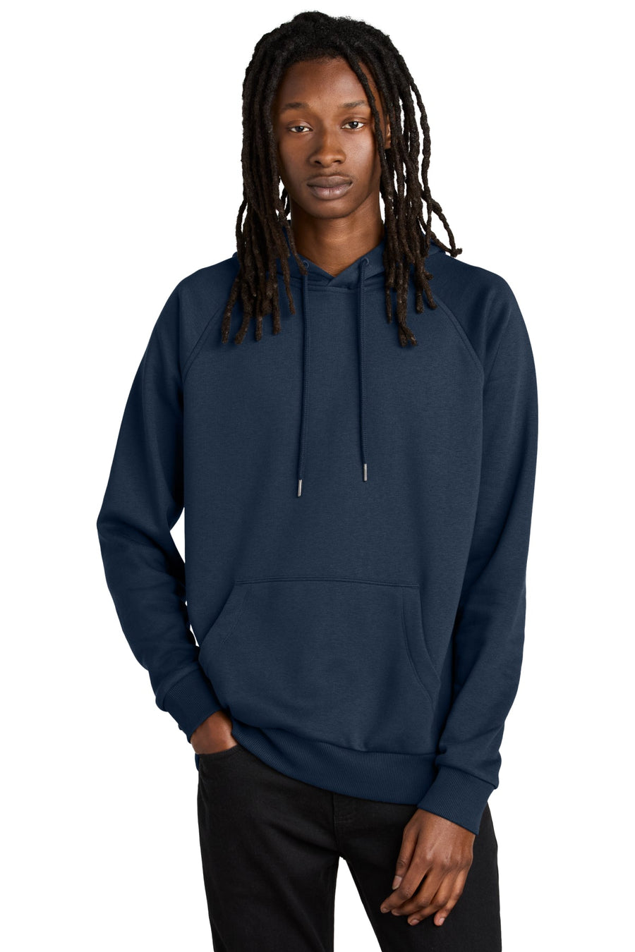 Unisex Organic CVC Fleece Pullover Hoodie - Allmade