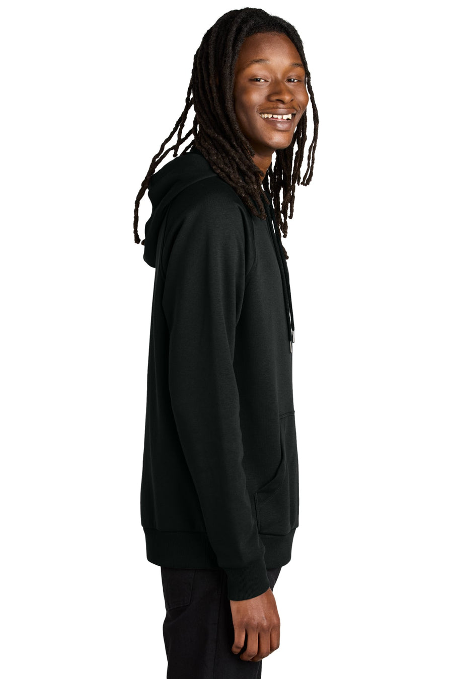 Unisex Organic CVC Fleece Pullover Hoodie - Allmade