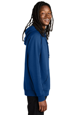 Unisex Organic CVC Fleece Pullover Hoodie - Allmade