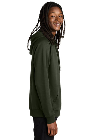 Unisex Organic CVC Fleece Pullover Hoodie - Allmade