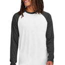 Unisex Tri-Blend Long Sleeve Colorblock Raglan - Allmade