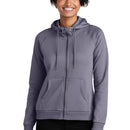 Women’s Organic CVC Fleece Full - Zip Hoodie - Allmade