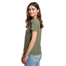 Women's Relaxed Tri - Blend Scoop Neck Tee - Allmade