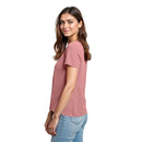 Women's Relaxed Tri - Blend Scoop Neck Tee - Allmade