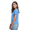 Women's Relaxed Tri - Blend Scoop Neck Tee - Allmade