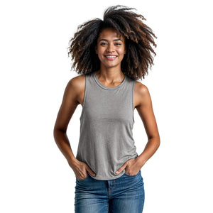 Women's Tri - Blend Muscle Tank - Allmade